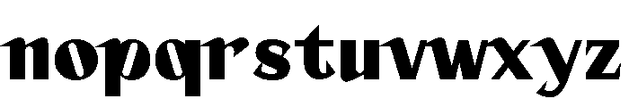 Conan-Regular Font LOWERCASE