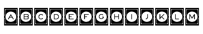 Concave Frames Extravagant Regular Font UPPERCASE