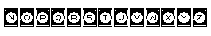 Concave Frames Extravagant Regular Font LOWERCASE