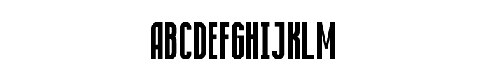 Condensed Bold Font UPPERCASE
