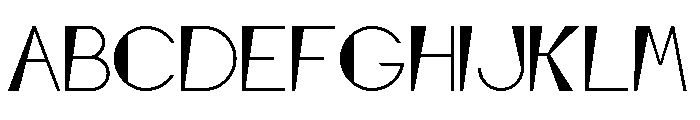 ConeWedge Font UPPERCASE