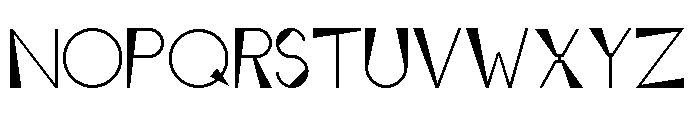 ConeWedge Font UPPERCASE
