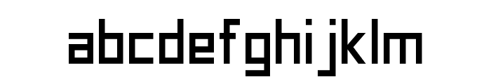 Cone Font LOWERCASE
