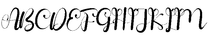 Confidence Font UPPERCASE