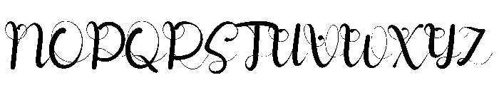 Confidence Font UPPERCASE