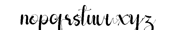 Confidence Font LOWERCASE