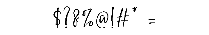 Confident Font OTHER CHARS