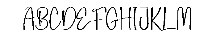 Confident Font UPPERCASE