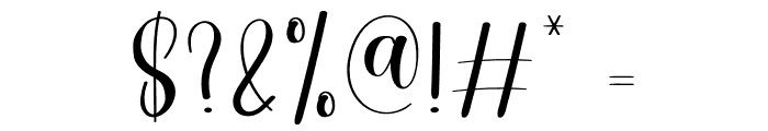 Configuration Font OTHER CHARS