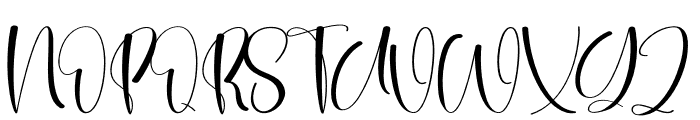 Configuration Font UPPERCASE