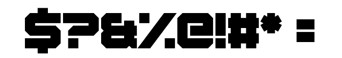 Conflict 3040 Font OTHER CHARS
