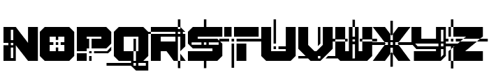 Conflict 3040 Font UPPERCASE