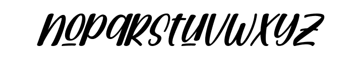 Confused Italic Font LOWERCASE