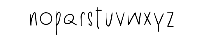 Confy Regular Font LOWERCASE