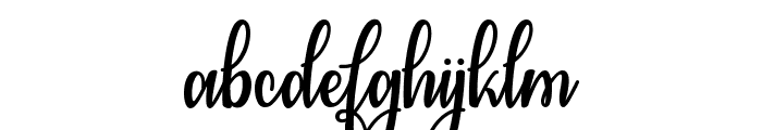 Congrats Calligraphy Font LOWERCASE