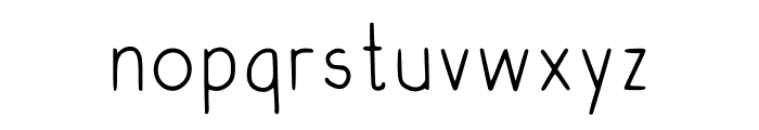 Conservative Font Regular Font LOWERCASE