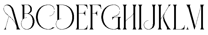 Considered Connected Demo Regular Font UPPERCASE