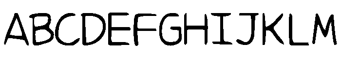 ConsoleFu Font UPPERCASE