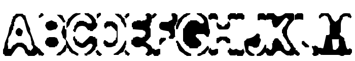Consolidated Font UPPERCASE