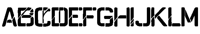 Conspiracy Theories Font UPPERCASE