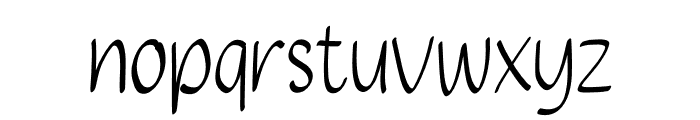 Content Cartoon Font LOWERCASE