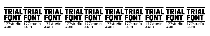Contest Record Demo Bold Font OTHER CHARS