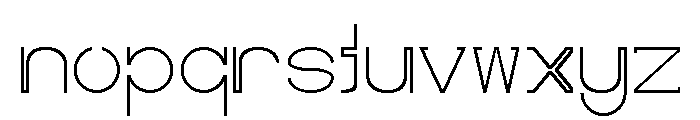 Continuity Font LOWERCASE