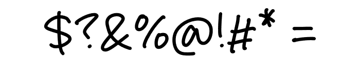 Contour Line Font OTHER CHARS