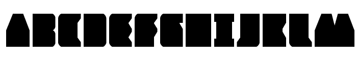 Contour of Duty Condensed Font UPPERCASE