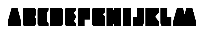 Contour of Duty Condensed Font LOWERCASE