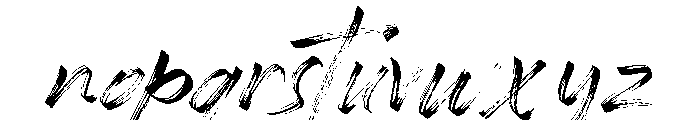 Contradiction Font LOWERCASE