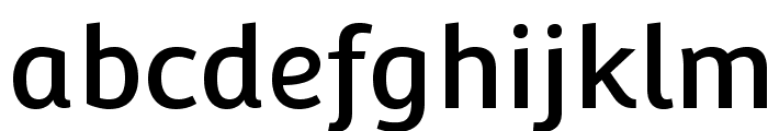 Convergence-Regular Font LOWERCASE