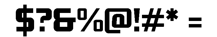Conversi-Regular Font OTHER CHARS