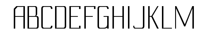 Cony-Light Font UPPERCASE