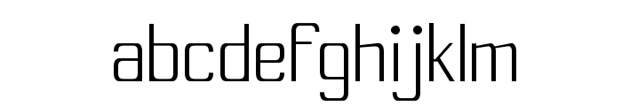 Cony-Light Font LOWERCASE