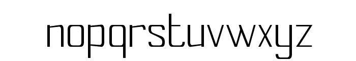 Cony-Light Font LOWERCASE