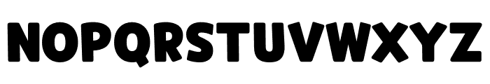 CookieRunOTF Black Font UPPERCASE