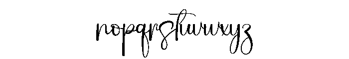 Cookieshop Font LOWERCASE
