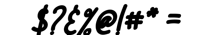 Cool Cat Italic Font OTHER CHARS