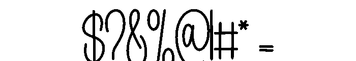Cool Classy Font OTHER CHARS