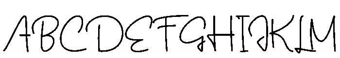 Cool Classy Font UPPERCASE