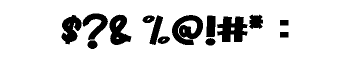 Cooling Down Font OTHER CHARS