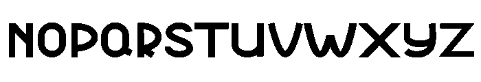 Cooling Down Font UPPERCASE