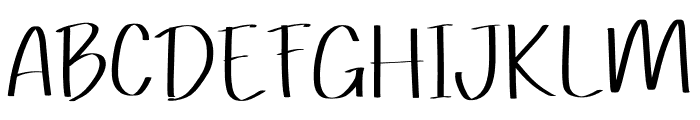 Cooling cartoon Font UPPERCASE