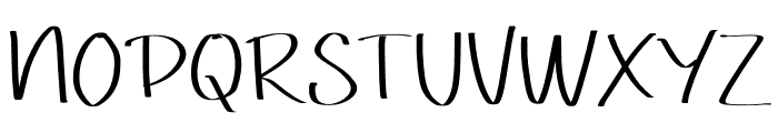 Cooling cartoon Font UPPERCASE