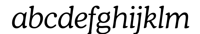 Cooper Light Italic BT Font LOWERCASE