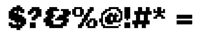 CooperBits Font OTHER CHARS