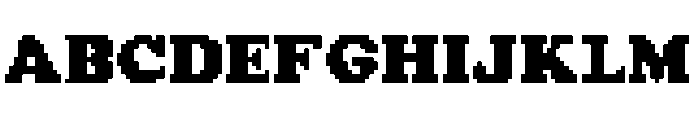 CooperBits Font UPPERCASE