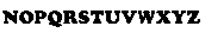 CooperBits Font UPPERCASE