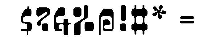 Coppator Bold Font OTHER CHARS
